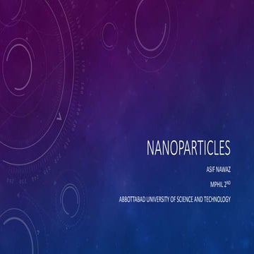  Synthesis  of Nanoparticles  