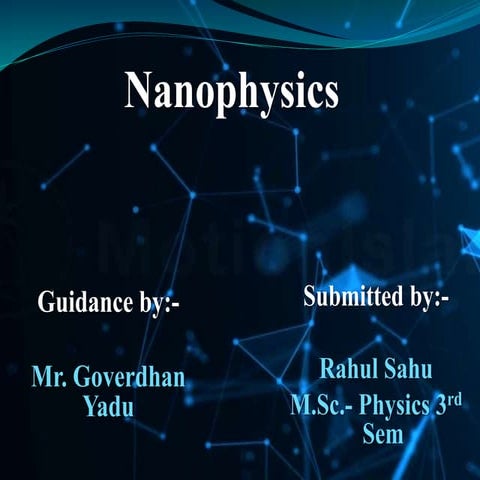 Nanophysics