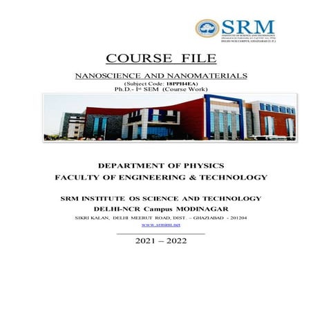 nanoscience and nanomaterials course file 2021.docx