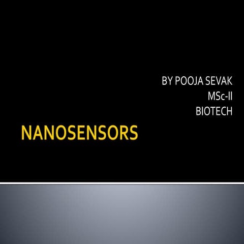 Nanosensors