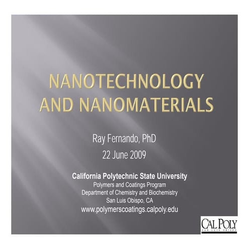 Nano Technology & Nano Materials