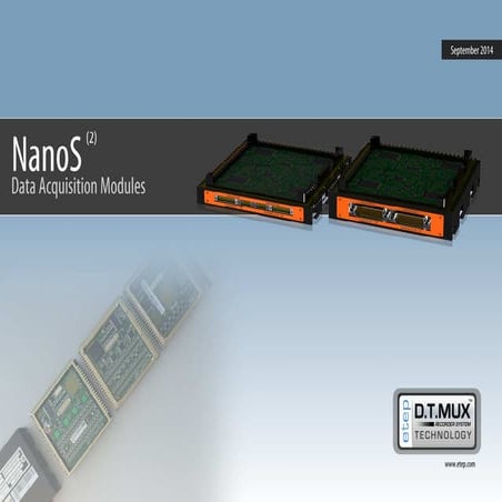 Nanos and Nanos2 modules catalog september 2014
