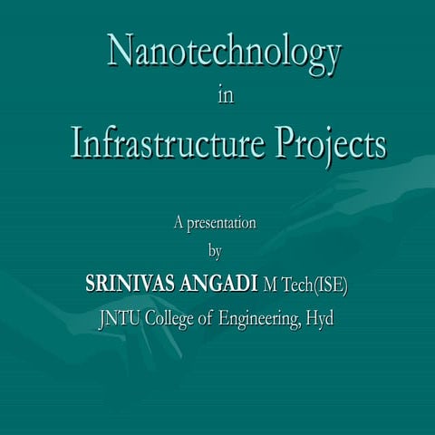 Nanotechnology in building construction materials | PDF