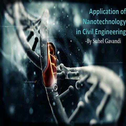 Application Of Nanotechnology In Civil Engineering