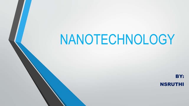 Nano technology 