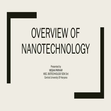 Nanotechnology 1