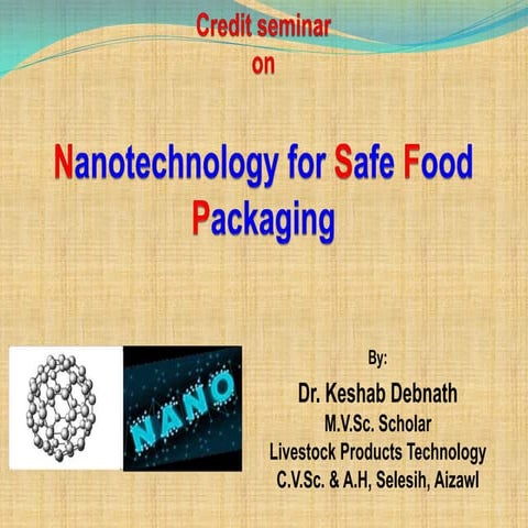 Nanotechnology for safe food packaging | PDF