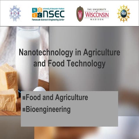 Nanotechnology in Agriculture and Food Technology | PDF