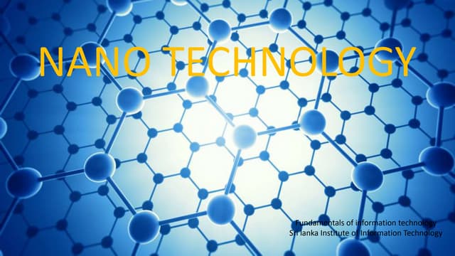 Nano technology ptp 