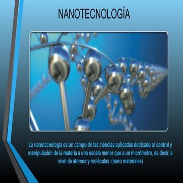 Nanotecnología