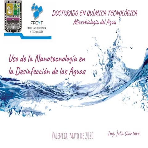 Nanotecnologia una Alternativa para el Tratamiento de Aguas Residuales ...