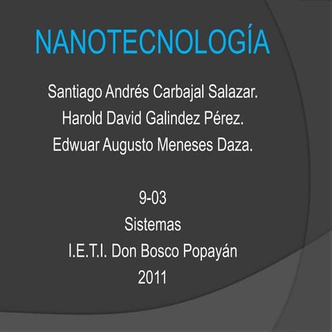 Nanotecnologia