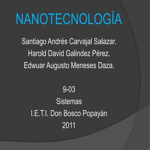 Nanotecnologia