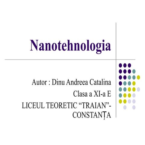 Nanotehnologia   dinu catalina