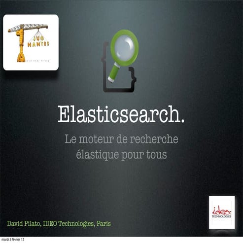 Nantes JUG - Elasticsearch