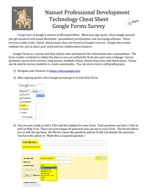 Nanuet pd google forms
