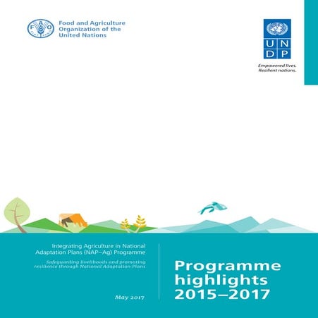UNDP-FAO Integrating Agriculture in National Adaptation Plans Highlights