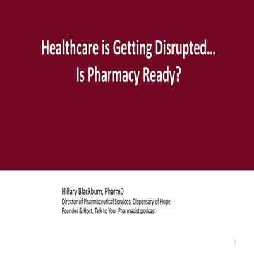 The Future of Pharmacy: Digital Transformation and Beyond | PDF