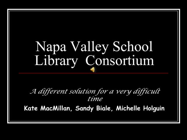NVLSL Consortium CSLA 2008.