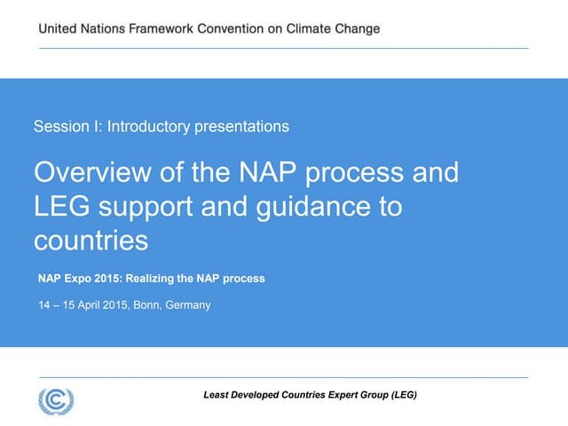 Nap expo 2015 session 1 LEG