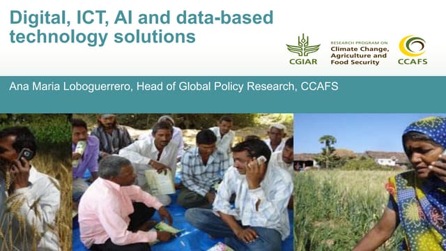 8.4.1 Digital agriculture