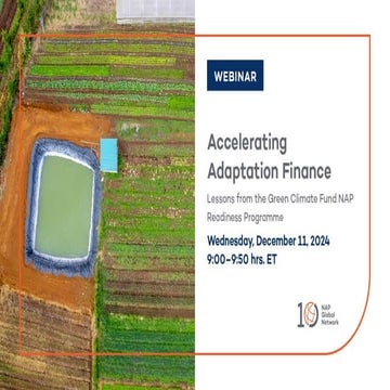 Accelerating Adaptation Finance: Lessons from the Green Climate Fund NAP Read...