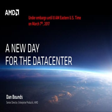 AMD Naples CPU for Data Center