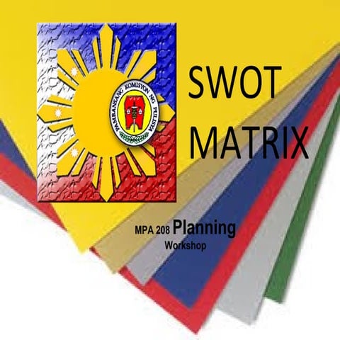 Napolcom SWOT Matrix
