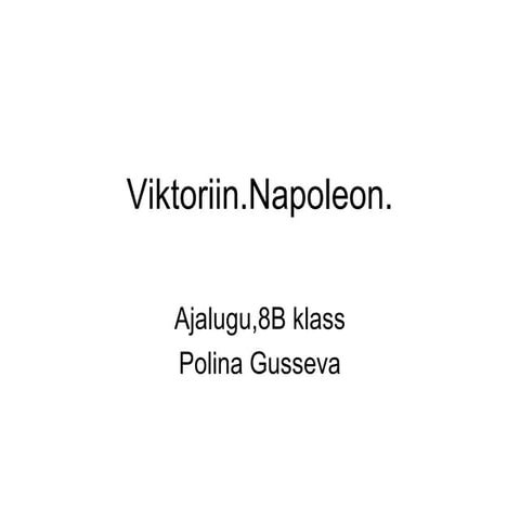 Napoleon | PPT