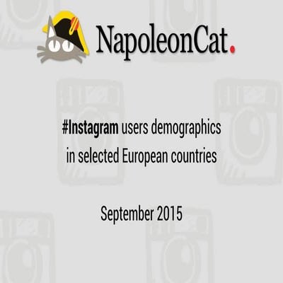 Instagram users demographics in selected European countries