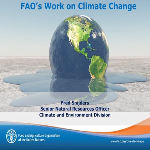 FAO’s Work on Climate Change