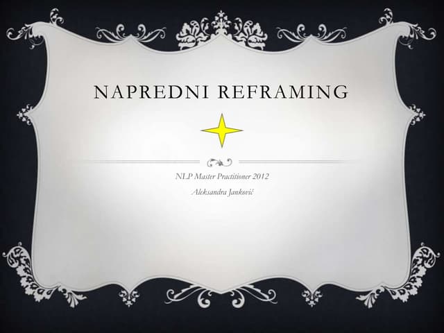 Napredni reframing - Aleksandra Janković