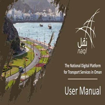 naql-manual-english of sulatanate of oman | PDF