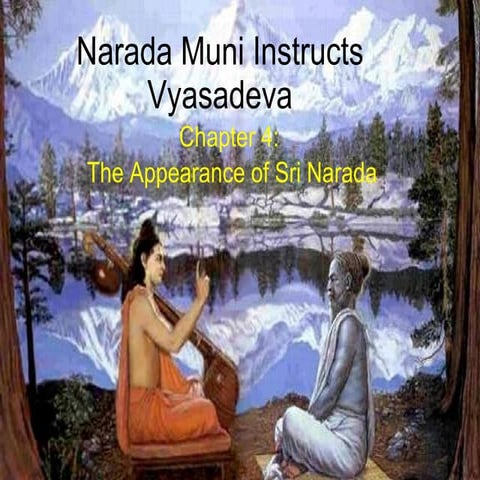 Narada Muni Instructs Vyasadeva