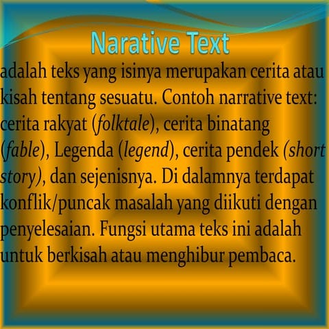 Narative text