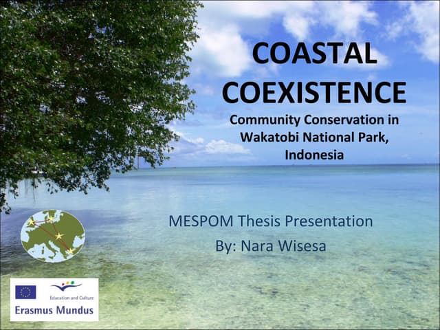 Community Conservation in Wakatobi National Park, Indonesia