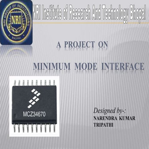 MINIMUM MODE INTERFACE