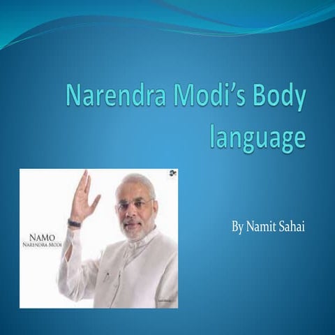 Narendra modi’s body language