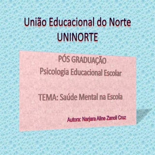 Saúde Mental na Escola