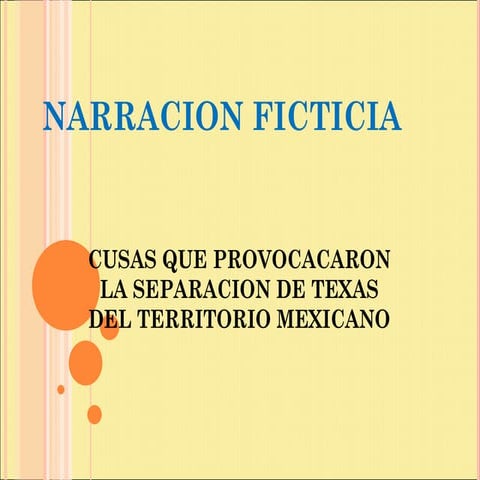 Narracion ficticia