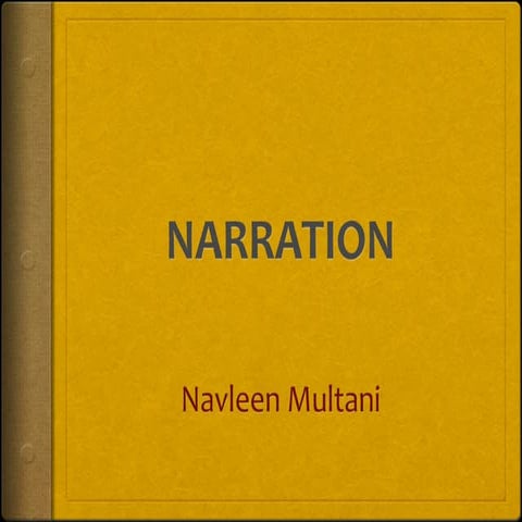 Narration Pptx