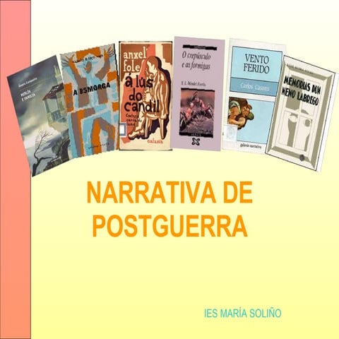 Narrativa De Postguerra