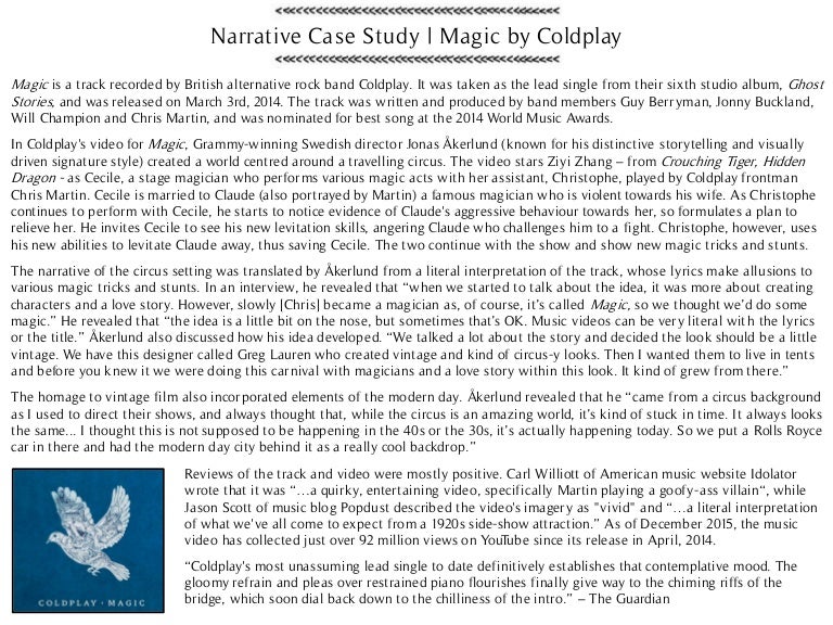 case study narrative design