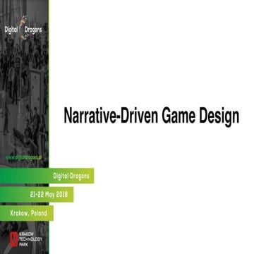 Narrative-Driven Game Design (revised)