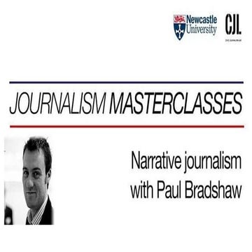 Using narrative structures in shortform and longform journalism