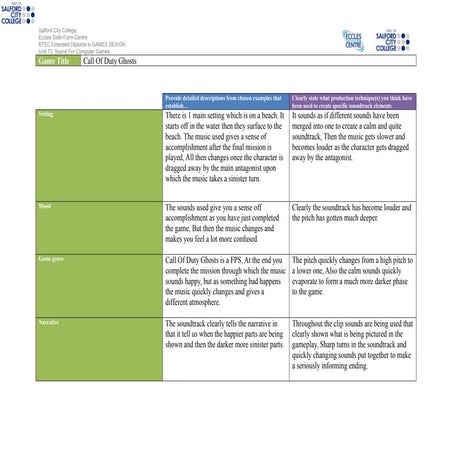 Cut Sequence Analysis 1