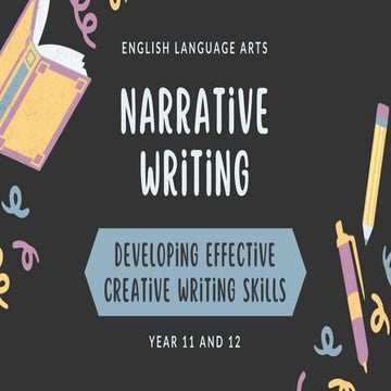 Narrative Creative Writing Skills English Presentation in Charcoal Colourf_20...