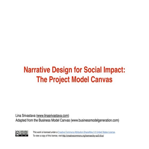 Narrative Design Canvas