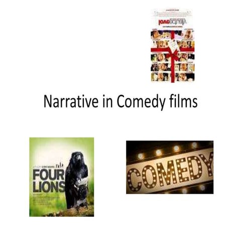 Narrative development in comedy films