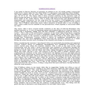 Narrative essay
